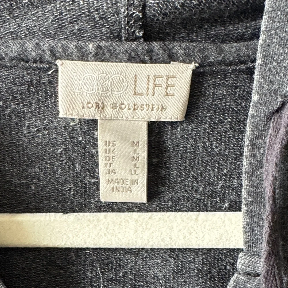LOGO Life French Terry Pullover Hoodie With Pintuck and Joggers Set Medium 8/10 - Picture 6 of 12